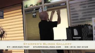 How to Remove or Take Down a Hunter Douglas Duette Honeycomb Shade by Stampers Blinds Gallery [upl. by Michiko]