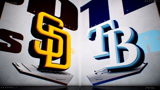 Padres vs Rays  Gameplay 090124 [upl. by Nohsauq]