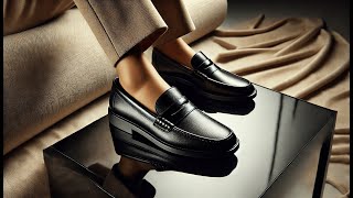 👞 Amazon Essentials Womens Loafer Flat  Best Loafers for Women Black 👞 [upl. by Terces821]