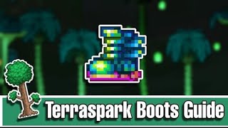 Terraria  How to Craft Terraspark Boots In Terraria v14495 [upl. by Yancey]