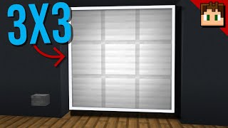 The 3X3 SPIRAL Door Minecraft Bedrock 121 Tutorial [upl. by Prissy]