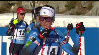 AntholzAnterselva Womens Mass Start  202122 Biathlon World Cup [upl. by Norbie]