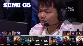 WBG vs BLG  Game 5  Semi Finals LoL Worlds 2023  Weibo Gaming vs Bilibili Gaming  G5 full [upl. by Amsirhc]