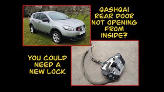 Qashqai rear door lock replacement [upl. by Hui]