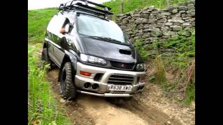 Delica 4x4 Campervan Off Road [upl. by Kora]