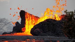 Scenes from the Volcanic Eruption in Hawaii Lava Ash and Toxic Fumes [upl. by Kariv]