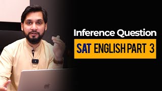 SAT English  Inference Question  SAT English Part3  Complete guidelines for the USA aspirants [upl. by Hnilym]