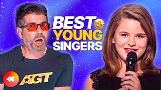 YOUNGEST Singers With BIG VOICES On Americas Got Talent 🥹 [upl. by Raama]