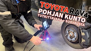 Toyota RAV4 2018  Pohjan kunnon tarkastus ja ruostesuojausta [upl. by Ha]