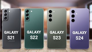 Samsung Galaxy S24 Vs Galaxy S23 Vs Galaxy S22 Vs Galaxy S21 Specs Review [upl. by Theurer810]