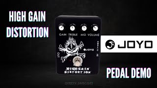 Joyo High Gain Distortion  Pedal Demo [upl. by Tankoos]