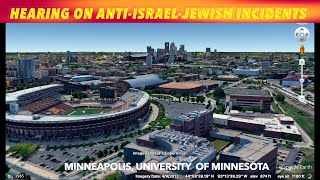 Hearing At U Of M AntiIsrael amp Jewish Incidents [upl. by Ennavoj]