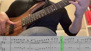 Bass solo with tab Armandos rhumba [upl. by Wons]