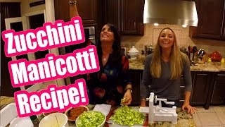 Cooking with Friends  Zucchini Manicotti Recipe [upl. by Lanctot]