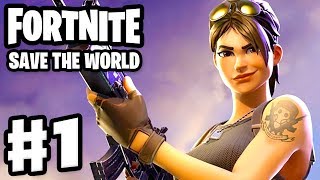 Fortnite Save the World  Gameplay Walkthrough Part 1  Stonewood PC [upl. by Luhey]