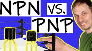 NPN vs PNP Transistors Differences and How to Use [upl. by Tedmann]