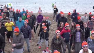 Nieuwjaarsduik 2017 Nesselande [upl. by Ennavoj]