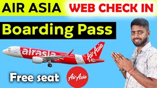 airasia web check in  Airasia boarding pass online  airasia boarding pass [upl. by Galina]