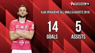 ILIJA SPASOJEVIC  All Goals amp Assist for Bali United 2018  Highlight Goal amp Assist Chapter 25 [upl. by Ttirrej893]