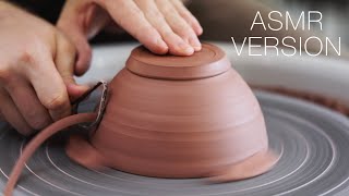 Throwing and Turning a Pottery Bowl with Crosssections — ASMR Version [upl. by Nyasuh]