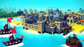 Fortifying Our Island From Incoming Viking Invasion In Kingdoms and Castles AI Update Gameplay [upl. by Fairbanks]