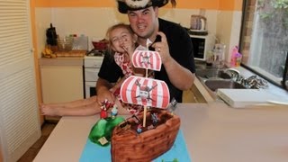 PIRATE SHIP CAKE How To [upl. by Valeda860]