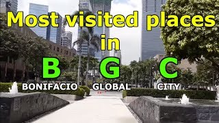 BGC Bonifacio Global City 2019 Most visited places Vlog tour Taguig City Philippines [upl. by Nujra]