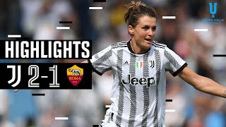 Juventus Women 21 Roma Women  Juventus Women Claim Treble 🏆  Womens Coppa Italia Highlights [upl. by Stepha688]