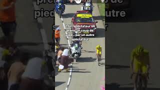 🤬😤Quand le public du Tour de France 2024 fait nimporte quoi shorts tourdefrance [upl. by Roseann]