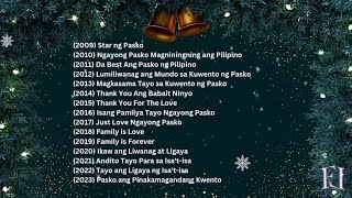 ABSCBN CHRISTMAS STATION ID 2009  2023 NONSTOP PLAYLIST [upl. by Anawaj]