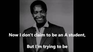 Wonderful World SAM COOKE with lyrics [upl. by Ysac]