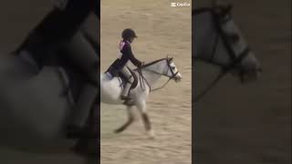 Pony finals 2023 this pony is sooo cute I love them 😍 equestrian horseriding slate [upl. by Nileak136]