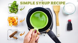 Make Simple Syrup At Home 3 Ways [upl. by Poree]