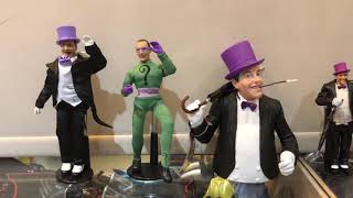 Batman 1966 TV Series 18 Action Figures of Penguin Burgess Meredith Riddler Frank Gorshin [upl. by Durrell]