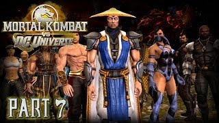 Mortal Kombat vs DC Universe Lets Play Part 7  We Challenge You Raiden [upl. by Ronn374]