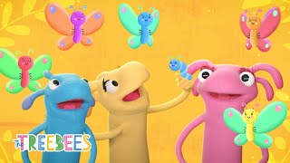 Caterpillars and Butterflies  Songs To Learn By  Preschool Songs  Treebees Kids Songs [upl. by Beverlie]