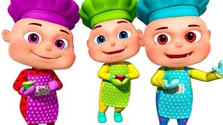 Five Little Babies Baking A Cake  Five Little Babies Collection  Zool Babies Fun Songs [upl. by Valdes]