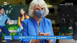 Festa a corte Camilla compie 74 anni  Estate in diretta 21072021 [upl. by Natsyrk]