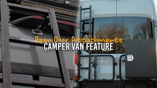 The Best Camper Van Rear Door Attachments [upl. by Klarika]