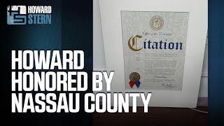 Howard Got a Commendation From Nassau County [upl. by Fiann]