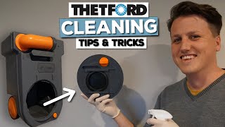 Thetford Cassette Toilet Cleaning Tips amp Tricks  How To Open [upl. by Madancy]