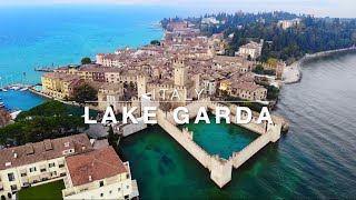 Flying Over Lake Garda Italy  4K Drone Footage [upl. by Berck]