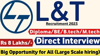 LampT Recruitment 2023  POST  1120 L and T Vacancy  L amp T Jobs  L amp T Hiring 2023  Mnc Jobs 2023 [upl. by Klute949]