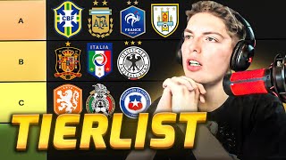 LAS SELECCIONES MAS GRANDES DE LA HISTORIA DEL FUTBOL TIERLIST [upl. by Elik]