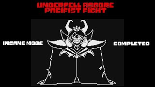 Underfell Asgore Pacifist Fight Insane Mode [upl. by Eletnahs]