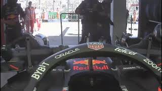 Max Verstappen retires after his rear brakes catches on fire at the Australian Grand Prix [upl. by Adnilema]