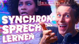 SYNCHRON LERNEN mit quotWandavision Monica Rambeauquot synchronsprecher agatha disneyplus marvel [upl. by Analak]