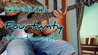 Tutorial Fourtwnty  Nematomorpha bass cover [upl. by Hazmah]