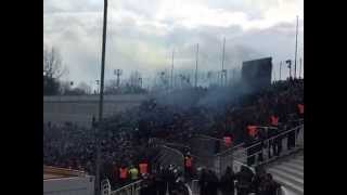 AmateurDerby LöwenFans zünden Pyros in der Kurve [upl. by Meingoldas814]