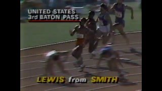 1984 Olympics 4x100m Relay Final [upl. by Assilrac]